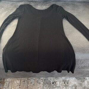 Z Supply Classic Black Long Sleeve Dress with pockets